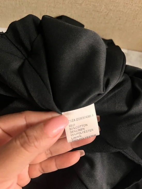 Altar'd State Black Square-Neck Wide-Leg Cutout Jumpsuit - Picture 11 of 11